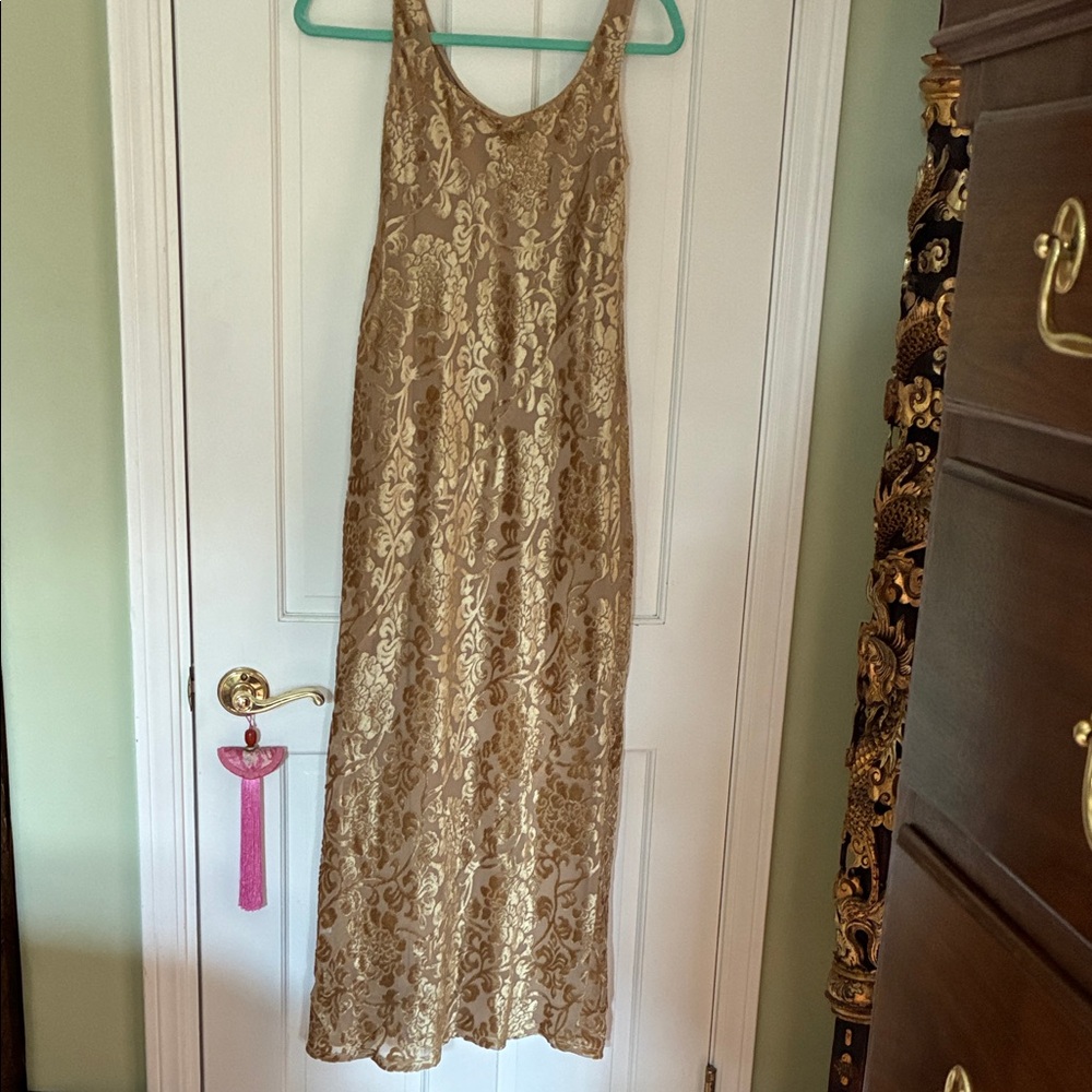 Laundry By Shelli Segal Gold Dress